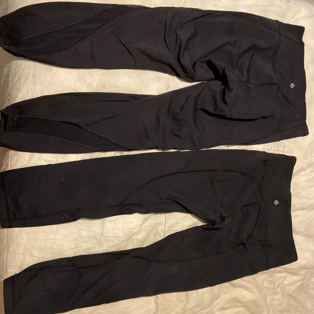 Lululemon black capris bundle